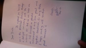 Handwritten notes Savoirt Faire