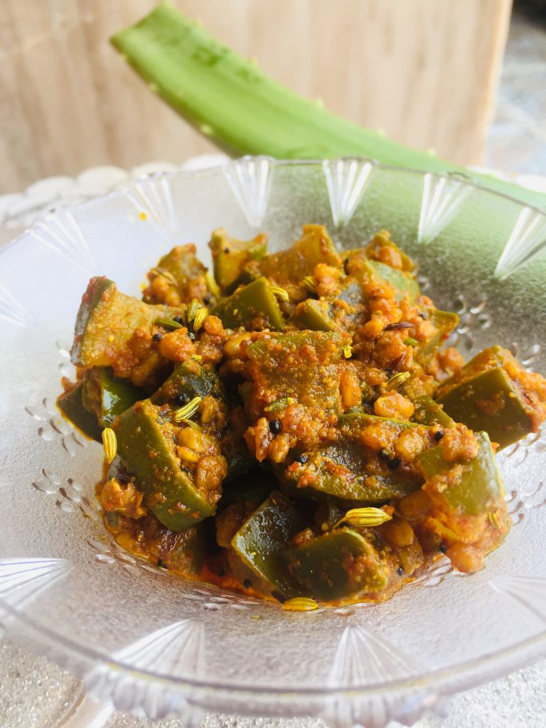 aloe vera sabzi