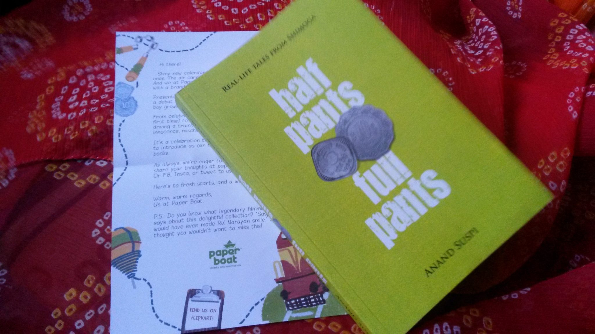 Paper Boat presents Half Pants Full Pants by Anand Suspi Book review