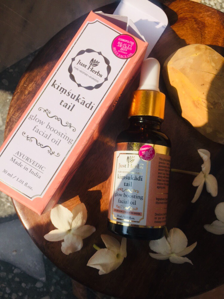 Best Face Oil Kimsukadi Tail by Just Herbs Review